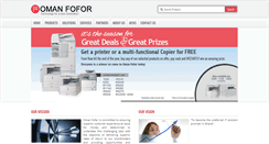 Desktop Screenshot of omanfofor.com